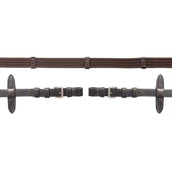 Schockemöhle Teugels met Stops Donkerbruin/Zilver Schockemöhle Teugels met Stops Donkerbruin/Zilver