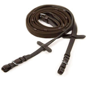Schockemöhle Teugels met Stops Donkerbruin/Zilver Schockemöhle Teugels met Stops Donkerbruin/Zilver