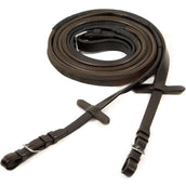 Schockemöhle Teugels Neo Line Rubber Bruin/Zilver Schockemöhle Teugels Neo Line Rubber Bruin/Zilver