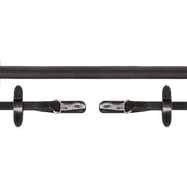 Schockemöhle Teugels Neo Line Rubber Clip Zwart/Zilver Schockemöhle Teugels Neo Line Rubber Clip Zwart/Zilver