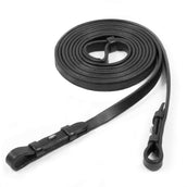 Schockemöhle Stangteugels Leer Zwart/Zilver Schockemöhle Stangteugels Leer Zwart/Zilver