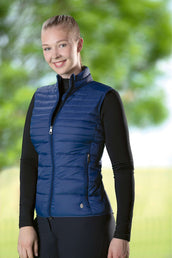 HKM Bodywarmer Lena Gewatteerd Donkerblauw HKM Bodywarmer Lena Gewatteerd Donkerblauw