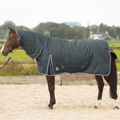 Harry's Horse Outdoordeken Thor 200g met Hals Ebony Harry's Horse Outdoordeken Thor 200g met Hals Ebony