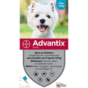Advantix 100/500 Spot-On Hond 4-10kg Advantix 100/500 Spot-On Hond 4-10kg