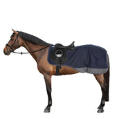 EQUITHÈME Uitrijdeken Tyrex Polycotton 600D Zwart/Blauw EQUITHÈME Uitrijdeken Tyrex Polycotton 600D Zwart/Blauw