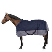 EQUITHÈME Turnout Rug Tyrex 600D 300g Navy/Grijs Dots EQUITHÈME Turnout Rug Tyrex 600D 300g Navy/Grijs Dots