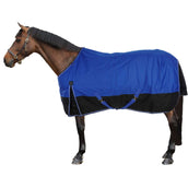 EQUITHÈME Outdoordeken Tyrex Aisance 1200D 150g Blauw/Zwart EQUITHÈME Outdoordeken Tyrex Aisance 1200D 150g Blauw/Zwart