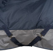 EQUITHÈME Outdoordeken Tyrex 600 D Polar Fleece 0g Marineblauw/Grijs EQUITHÈME Outdoordeken Tyrex 600 D Polar Fleece 0g Marineblauw/Grijs