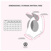 Imperial Riding Vliegenmasker IRHTrail Ride Pink Imperial Riding Vliegenmasker IRHTrail Ride Pink