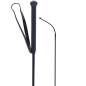 Harry's Horse Dressuurzweep Rubber Handvat Zwart Harry's Horse Dressuurzweep Rubber Handvat Zwart
