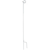 Agradi Power Veerstalenpaal met Krul 10 Stuks 105cm Wit Agradi Power Veerstalenpaal met Krul 10 Stuks 105cm Wit