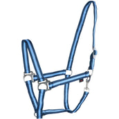Covalliero Halster Hippo Nylon Marine/Lichtblauw Covalliero Halster Hippo Nylon Marine/Lichtblauw