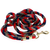 Harry's Horse Halstertouw Comfort Blauw/Rood/Beige Harry's Horse Halstertouw Comfort Blauw/Rood/Beige