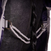 Bucas Freedom Turnout High Neck 150g Navy/Silver Bucas Freedom Turnout High Neck 150g Navy/Silver