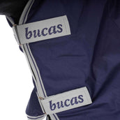 Bucas Freedom Turnout Full Neck 300g Navy/Silver Bucas Freedom Turnout Full Neck 300g Navy/Silver
