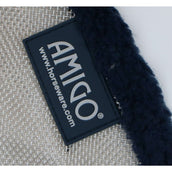 Amigo Fly Mask Silver/Navy Amigo Fly Mask Silver/Navy
