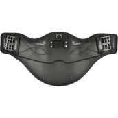 Acavallo Singel Comfort Gel Kort met Buikflap Zwart Acavallo Singel Comfort Gel Kort met Buikflap Zwart