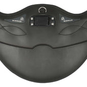 Acavallo Singel Comfort Gel Kort met Buikflap Zwart Acavallo Singel Comfort Gel Kort met Buikflap Zwart