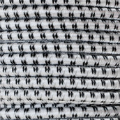 Corral Elastische Schrikkoord Zwart/Wit Corral Elastische Schrikkoord Zwart/Wit