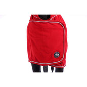 HKM Fleecedeken Met Kraag Donkerrood HKM Fleecedeken Met Kraag Donkerrood