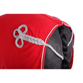 HKM Fleecedeken Met Kraag Donkerrood HKM Fleecedeken Met Kraag Donkerrood