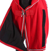 HKM Fleecedeken Met Kraag Rood HKM Fleecedeken Met Kraag Rood