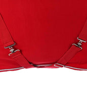 HKM Fleecedeken Met Kraag Rood HKM Fleecedeken Met Kraag Rood