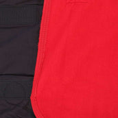 HKM Fleecedeken Met Kraag Rood HKM Fleecedeken Met Kraag Rood