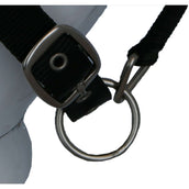 HKM Halster + Touw Crystal Zacht Onderlegd Zwart/Grijs HKM Halster + Touw Crystal Zacht Onderlegd Zwart/Grijs