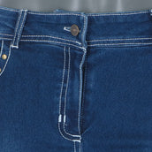 HKM Rijbroek Pasadena Summer Denim Siliconen Zitvlak Jeans Blauw HKM Rijbroek Pasadena Summer Denim Siliconen Zitvlak Jeans Blauw