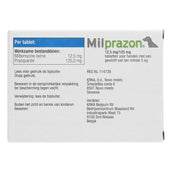 Milprazon Ontwormingsmiddel Hond 12,5mg Milprazon Ontwormingsmiddel Hond 12,5mg
