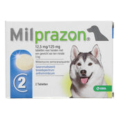 Milprazon Ontwormingsmiddel Hond 12,5mg Milprazon Ontwormingsmiddel Hond 12,5mg