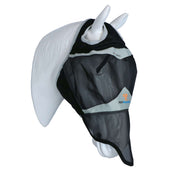 Shires Vliegenmasker met Neusflap en zonder Oren Black Shires Vliegenmasker met Neusflap en zonder Oren Black