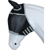 Shires Vliegenmasker met Oren Mesh Black Shires Vliegenmasker met Oren Mesh Black