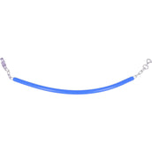 Shires Stalketting rubber met ketting Blauw Shires Stalketting rubber met ketting Blauw