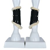 BR Beenbeschermers Majestic Lacquer Sheepskin Zwart BR Beenbeschermers Majestic Lacquer Sheepskin Zwart