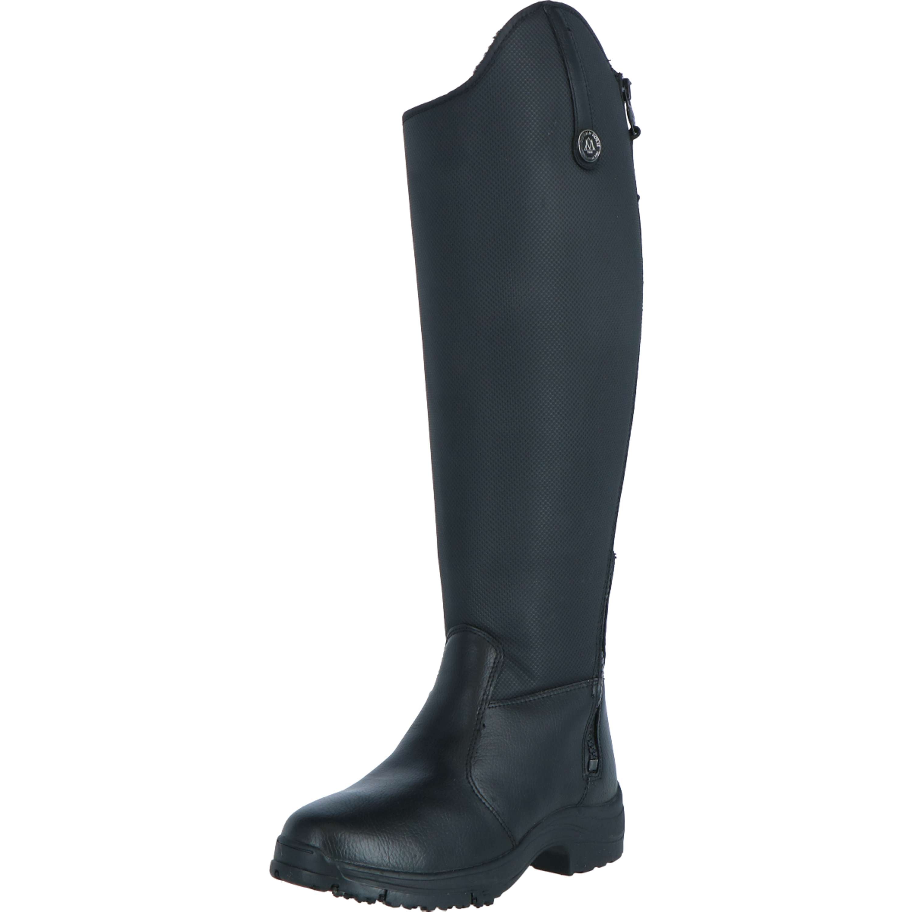 Klassieke Veterschoenen Blokhak Laarzen Dames Lange Schacht Laarzen Met Gesp Platform Snowboots Herfst Winter PU Leer Warme Laarzen Antislip Rubberen Laarzen Dames Feestschoenen (Color : Black, Size Klassieke Veterschoenen Blokhak Laarzen Dames Lange Schacht Laarzen Met Gesp Platform Snowboots Herfst Winter PU Leer Warme Laarzen Antislip Rubberen Laarzen Dames Feestschoenen (Color : Black, Size