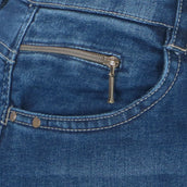 EQUITHÈME Rijbroek Texas Denim Blauw/Beige EQUITHÈME Rijbroek Texas Denim Blauw/Beige