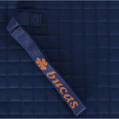 Bucas Therapy Zadeldekje Dressuur Navy/Orange Bucas Therapy Zadeldekje Dressuur Navy/Orange