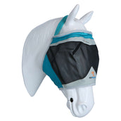 Shires Vliegenmasker Zonder Oren Fijne Maas Groenblauw Shires Vliegenmasker Zonder Oren Fijne Maas Groenblauw