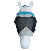 Shires Vliegenmasker Zonder Oren Fijne Maas Groenblauw Shires Vliegenmasker Zonder Oren Fijne Maas Groenblauw