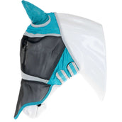 Shires Vliegenmasker met Oren & Neus Fine Mesh Teal Shires Vliegenmasker met Oren & Neus Fine Mesh Teal
