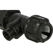 Jason T-stuk 90° PP DVGW/KIWA/WRAS KnelxBinnenxKnel Zwart/Blauw Jason T-stuk 90° PP DVGW/KIWA/WRAS KnelxBinnenxKnel Zwart/Blauw