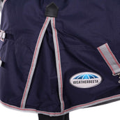 WeatherBeeta Lite Turnout Rug Combo Neck ComFiTec Essential 0g Navy/Silver/Red WeatherBeeta Lite Turnout Rug Combo Neck ComFiTec Essential 0g Navy/Silver/Red