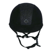 Charles Owen Cap YR8 Sparkly Centre Black/Silver Charles Owen Cap YR8 Sparkly Centre Black/Silver