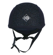 Charles Owen Cap YR8 Sparkly Centre Navy Charles Owen Cap YR8 Sparkly Centre Navy
