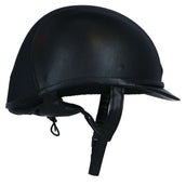 Charles Owen Cap AYR8 PLUS Leather Look Black Charles Owen Cap AYR8 PLUS Leather Look Black