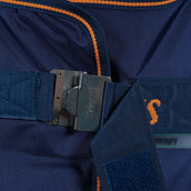 Bucas Therapy Turnout 50g Navy/Orange Bucas Therapy Turnout 50g Navy/Orange