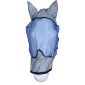 Bucas Buzz-Off Vliegenmasker Deluxe met Oren Blue Bucas Buzz-Off Vliegenmasker Deluxe met Oren Blue