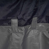 EQUITHÈME Turnout Rug Tyrex met Buikflap 600D 0g Navy/Grijs Dots EQUITHÈME Turnout Rug Tyrex met Buikflap 600D 0g Navy/Grijs Dots